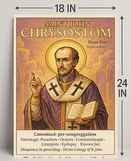 Saint John Chrysostom Poster PosterGoat