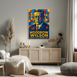 Woodrow Wilson Presidential Term Poster