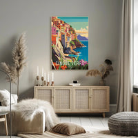 Cinque Terre Coastal Charm Travel Poster
