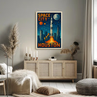 Space City Houston Poster