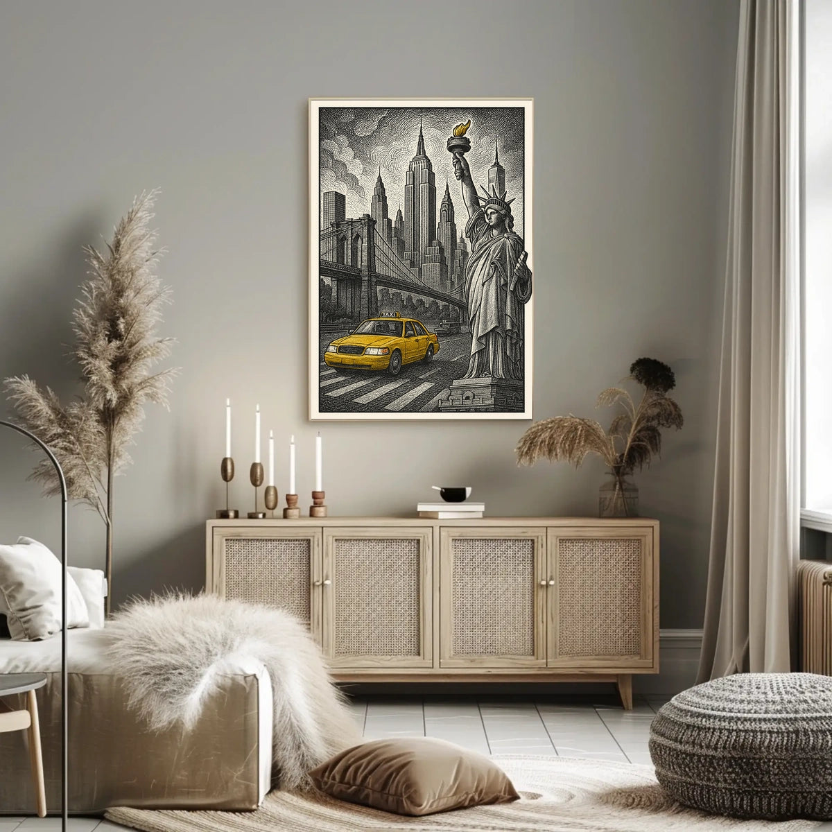New York City Icons Poster