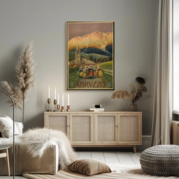 Abruzzo Scenic Art Print Poster for Home Decor and Travel Enthusiasts PosterGoat