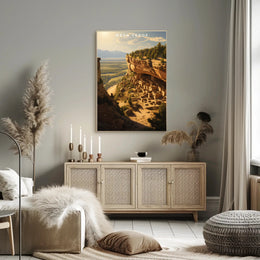 Mesa Verde Travel Poster Vintage Wall Art Print