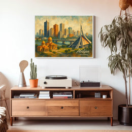 Abidjan Côte dIvoire Poster