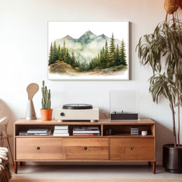 Tranquil Mountain Landscape Poster
