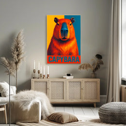 Capybara Art Poster