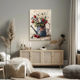 metal watering can Poster