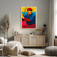Jim Thorpe Legendary Athlete Poster