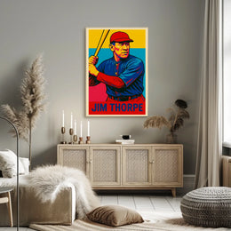 Jim Thorpe Legendary Athlete Poster