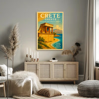 Discover Crete, Greece Poster