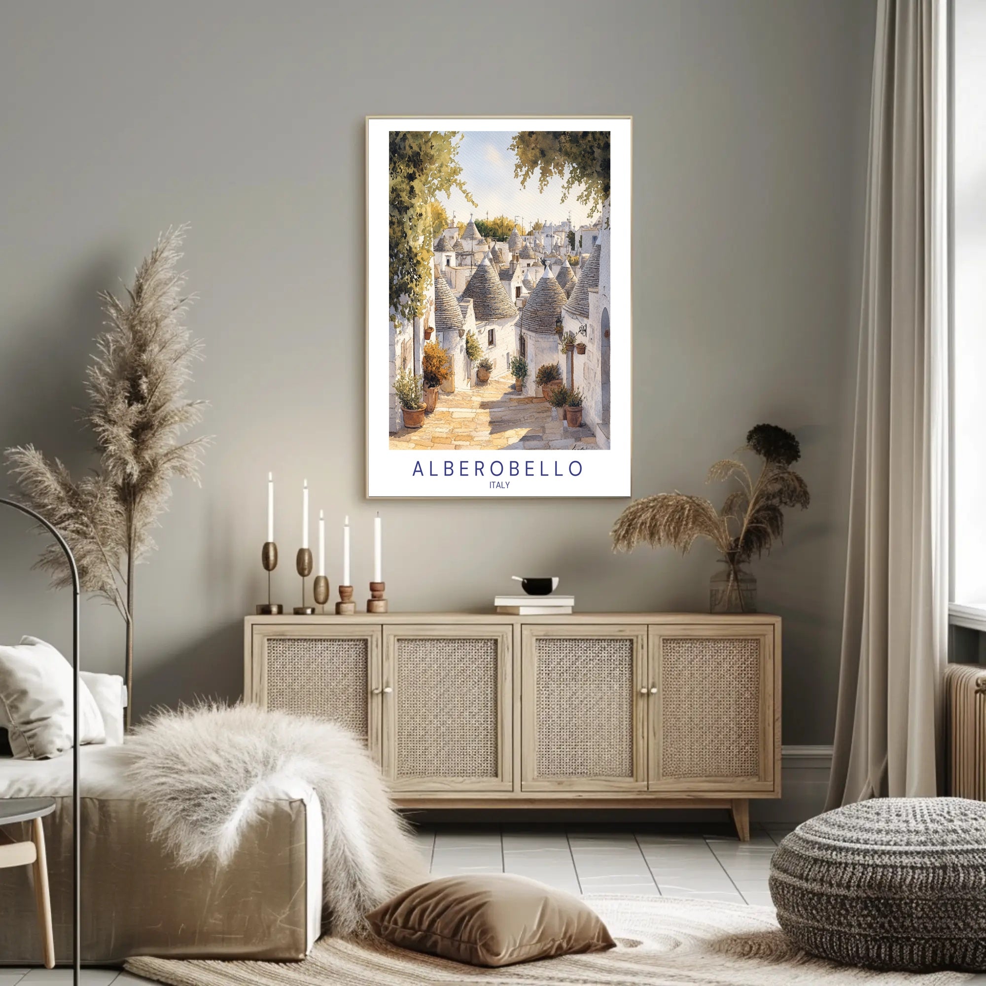 Alberobello Charm Poster PosterGoat