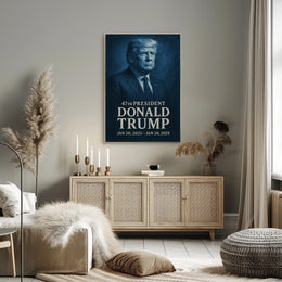 Donald Trump 47th President Poster