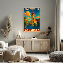 Fayetteville, Arkansas Scenic Poster