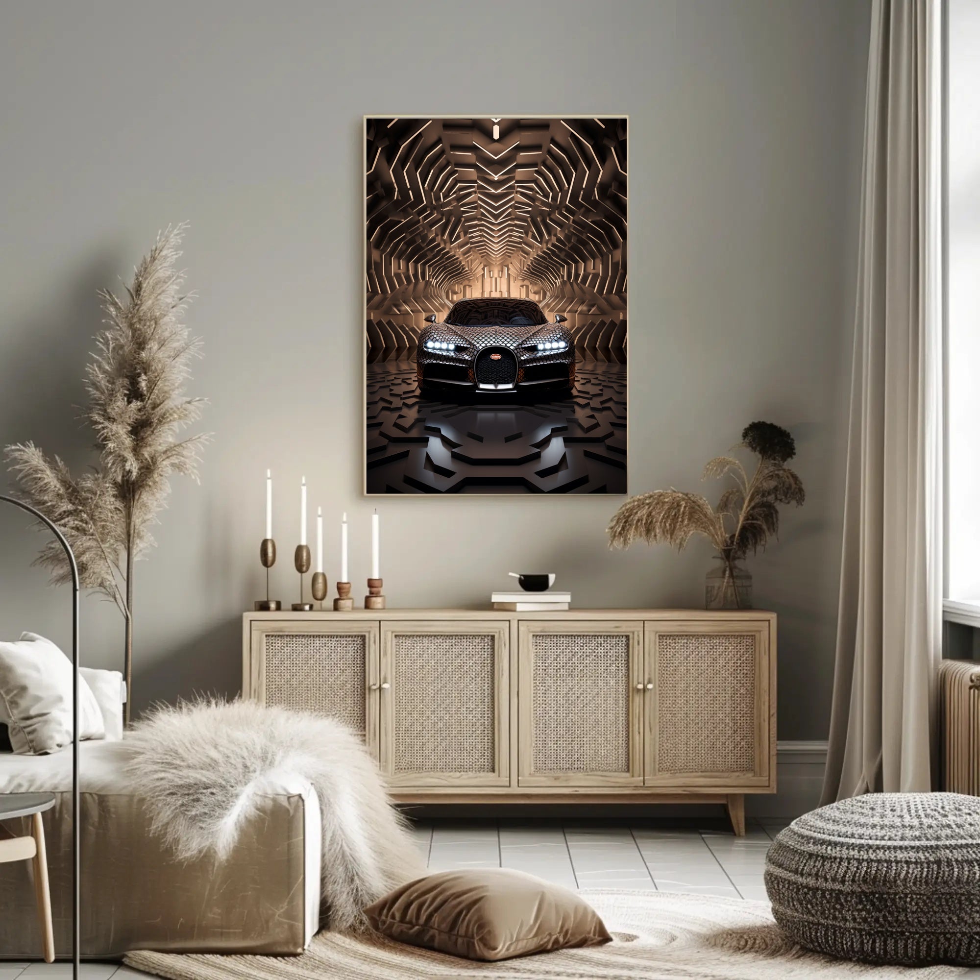 Futuristic Elegance Poster