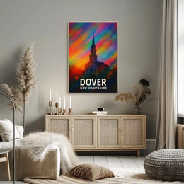 Dover New Hampshire Scenic Travel Minimalist Decor Poster