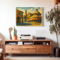 Maseru Cityscape Photography Realism Wanderlust Urban Skyline Timeless Cultural City Poster