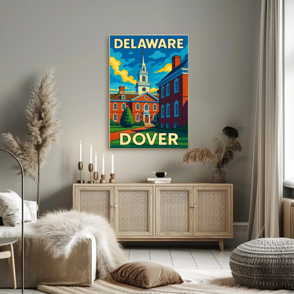 Delaware State Capitol Dover Poster