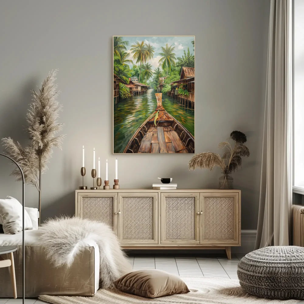 Abstract Geometric Patterns Art Poster