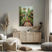 Abstract Geometric Patterns Art Poster