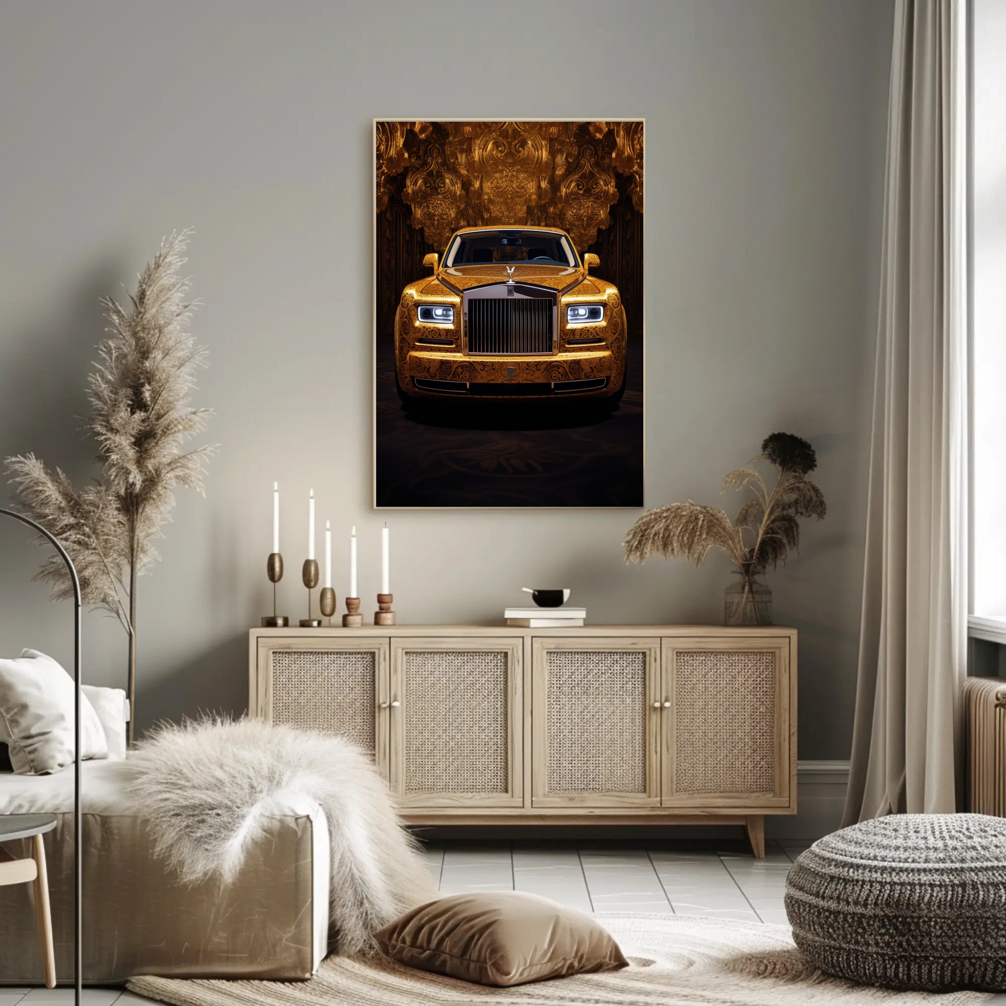 Golden Elegance Poster PosterGoat