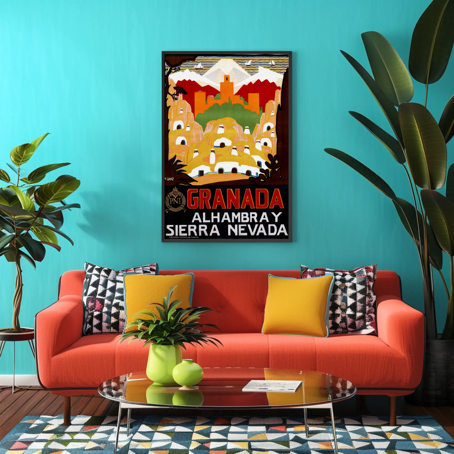 Granada Travel Poster