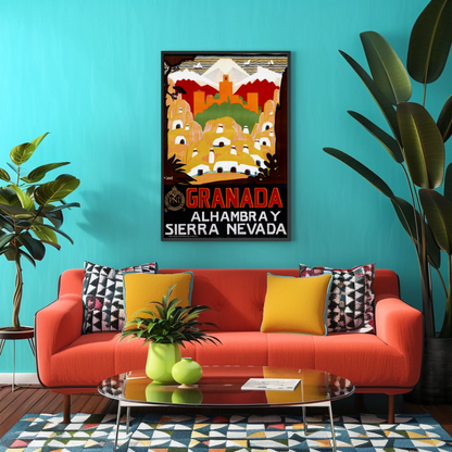 Granada Travel Poster