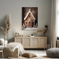 Enchanting Gingerbread House Poster