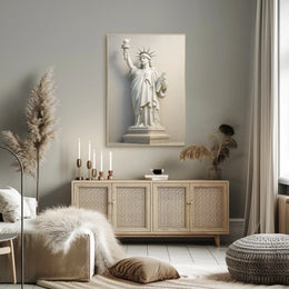 Statue of Liberty Marble Art Historical or Presidential Poster