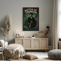 Battle of Trenton Revolutionary War Historical Poster