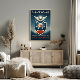 Barack Obama Hope-Inspired Art Print Historical or Presidential Poster