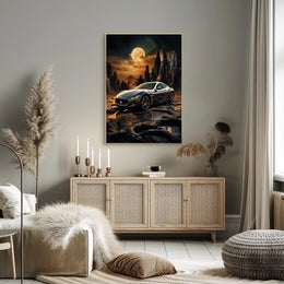 Cosmic Journey with Luxury Poster PosterGoat