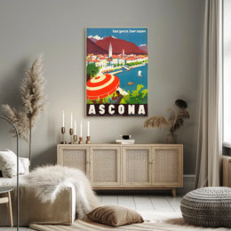 Ascona Travel Poster