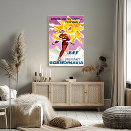 Snowful, Sunful, Funful Norway Poster PosterGoat