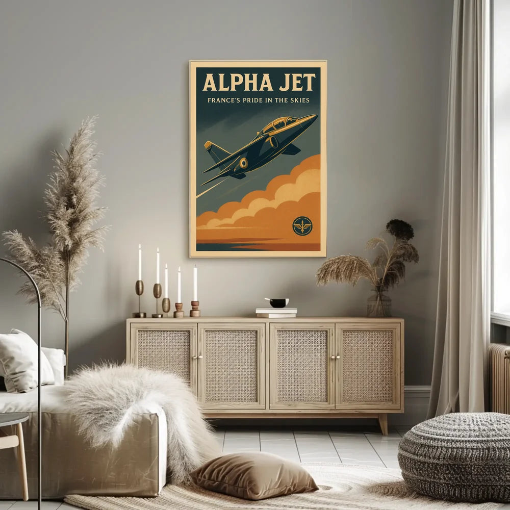 Alpha Jet Aviation Enthusiast Poster