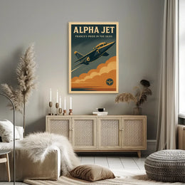 Alpha Jet Aviation Enthusiast Poster