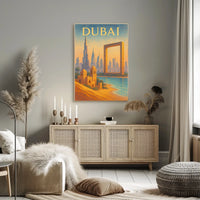 Dubai Poster Wall Art Blends Tradition Modernity For Home