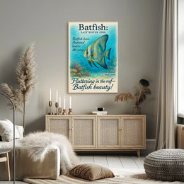 Batfish Salt Water Wonder Poster