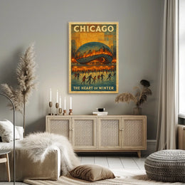 Chicago Heart Of Winter Poster