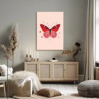 Whimsical Butterfly Art Print: Abstract or Artistic Poster PosterGoat