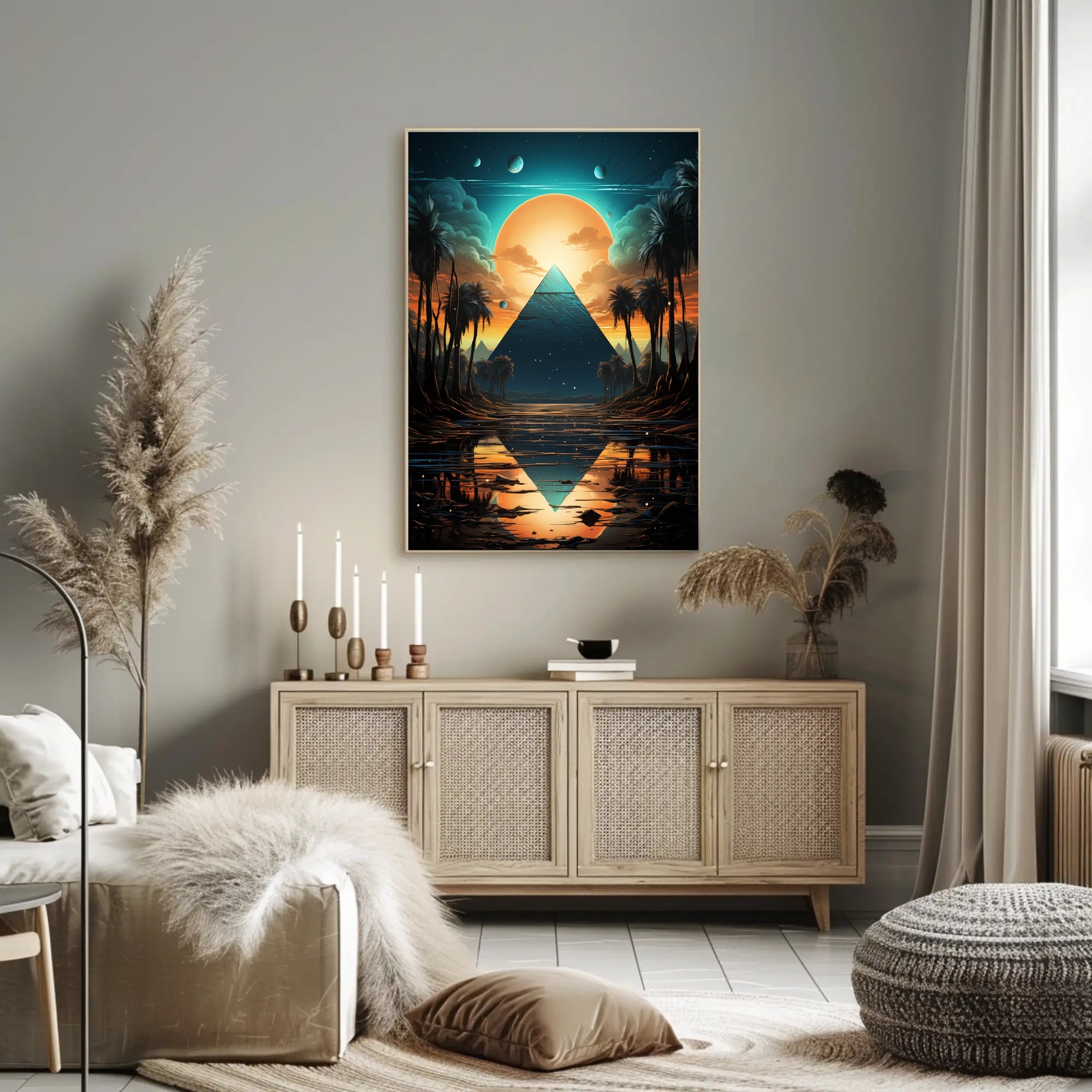 Celestial Reflections Poster