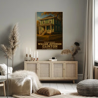 William Jefferson Clinton Birthplace Poster