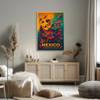 Fly to Mexico Wander in Color Poster