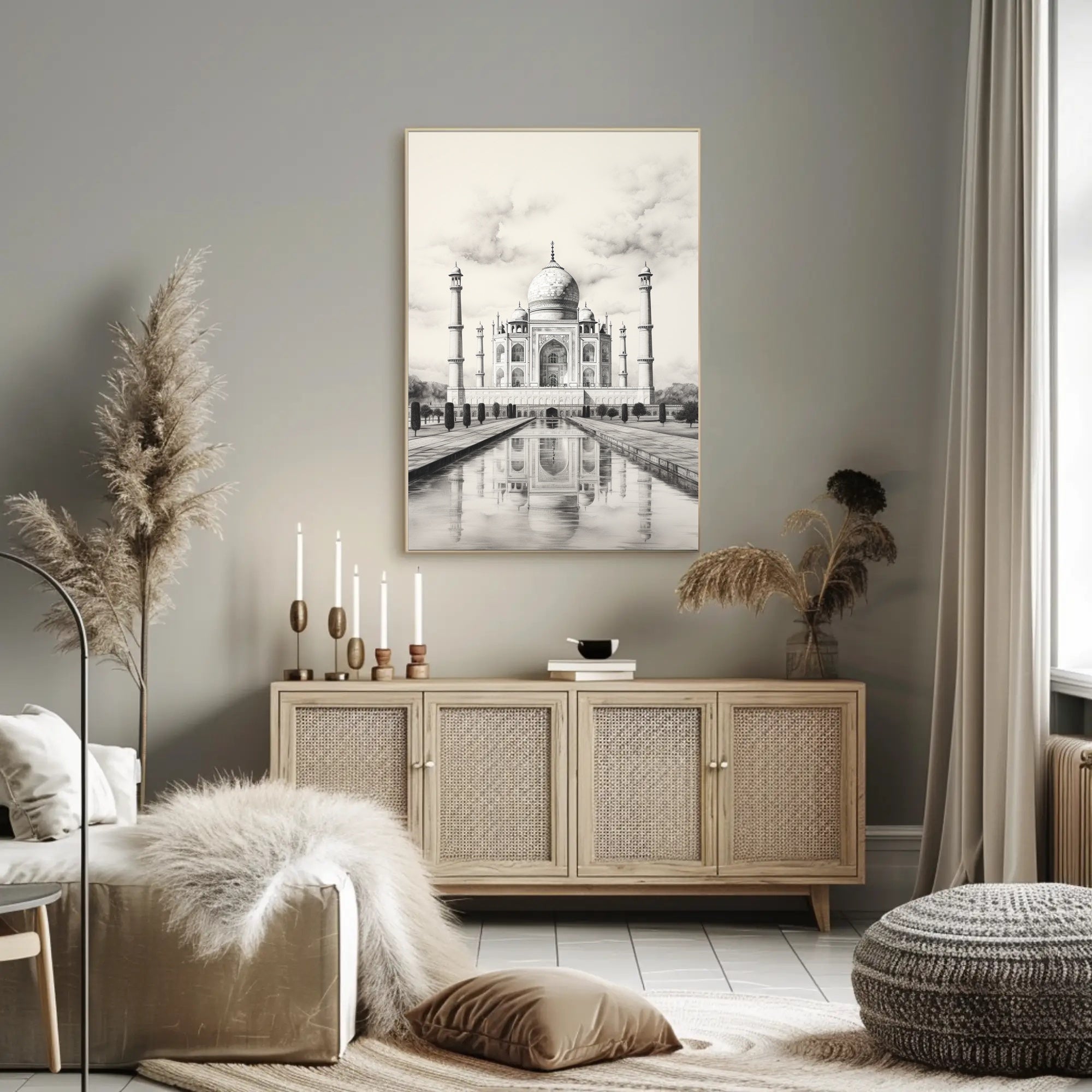The Majestic Taj Mahal Poster