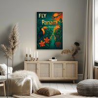 Fly Panama Wander in Color Poster