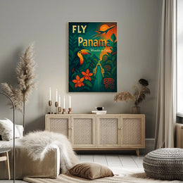 Fly Panama Wander in Color Poster
