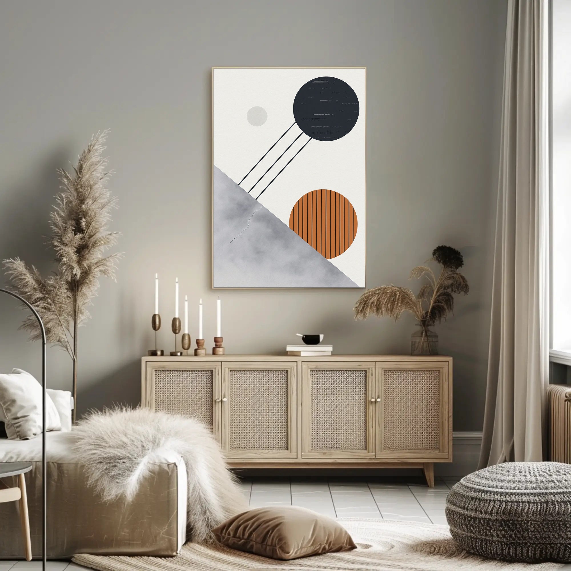 Geometric Harmony Poster PosterGoat
