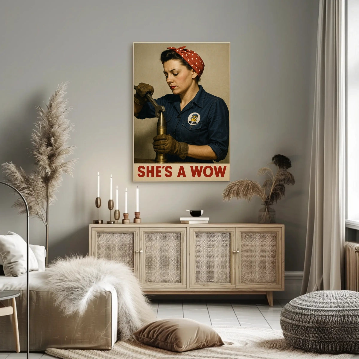Shes a WOW Poster