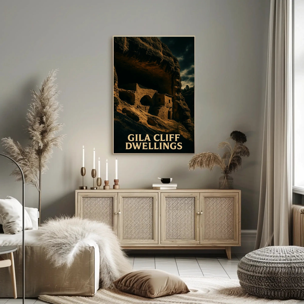 Gila Cliff Dwellings Poster