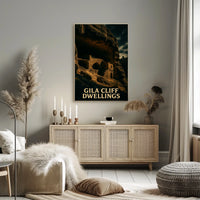 Gila Cliff Dwellings Poster