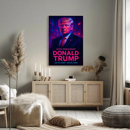 Donald Trump 47th President Poster
